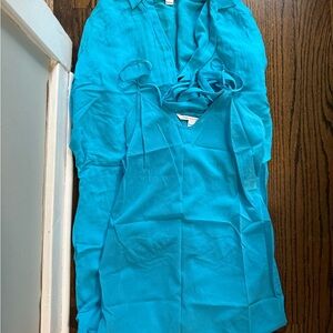 Diane Von Furstenberg Teal Dress